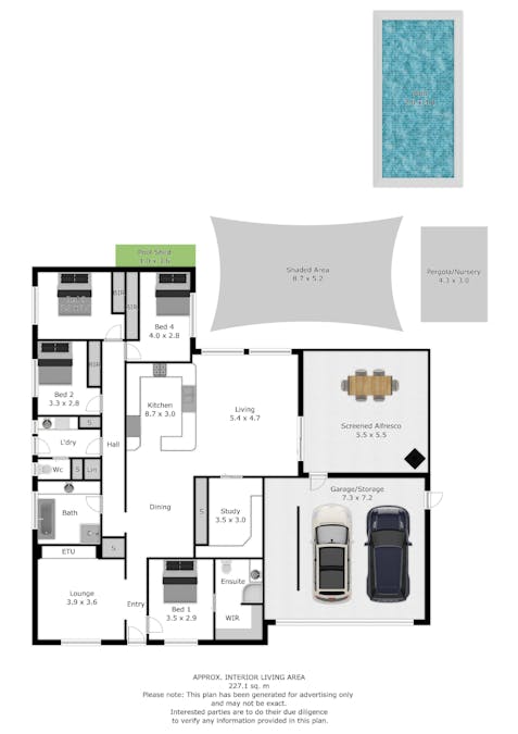 13 Kiewa Valley Court, Tangambalanga, VIC, 3691 - Floorplan 1