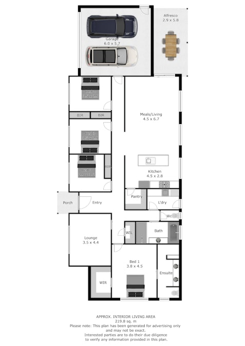65 Freeman Crescent, Baranduda, VIC, 3691 - Floorplan 1