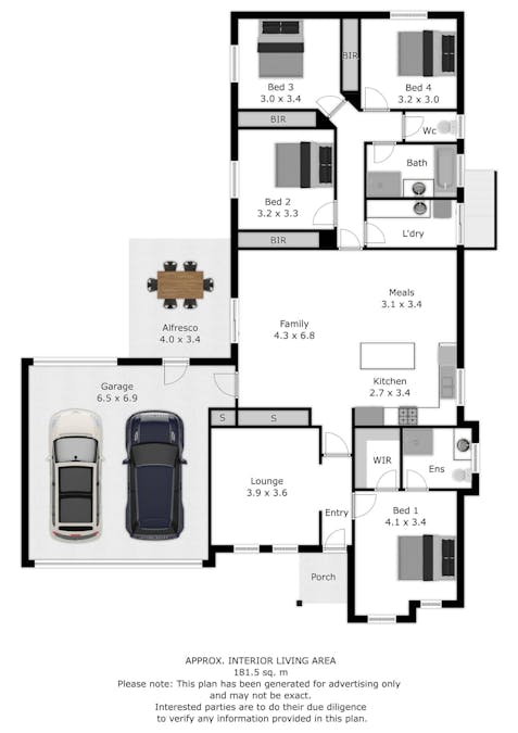 4 Cardamine Road, Bandiana, VIC, 3691 - Floorplan 1