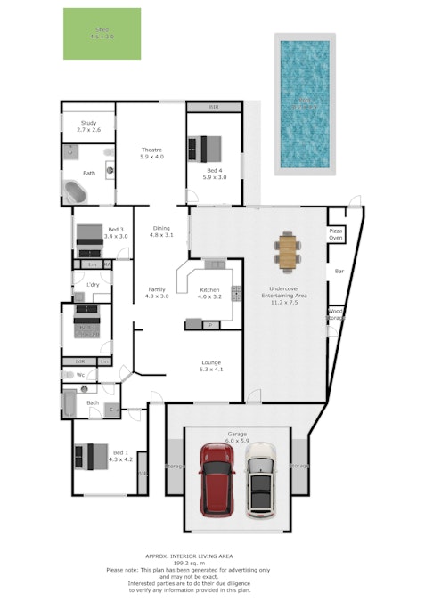 5 Universal Court, Wodonga, VIC, 3690 - Floorplan 1