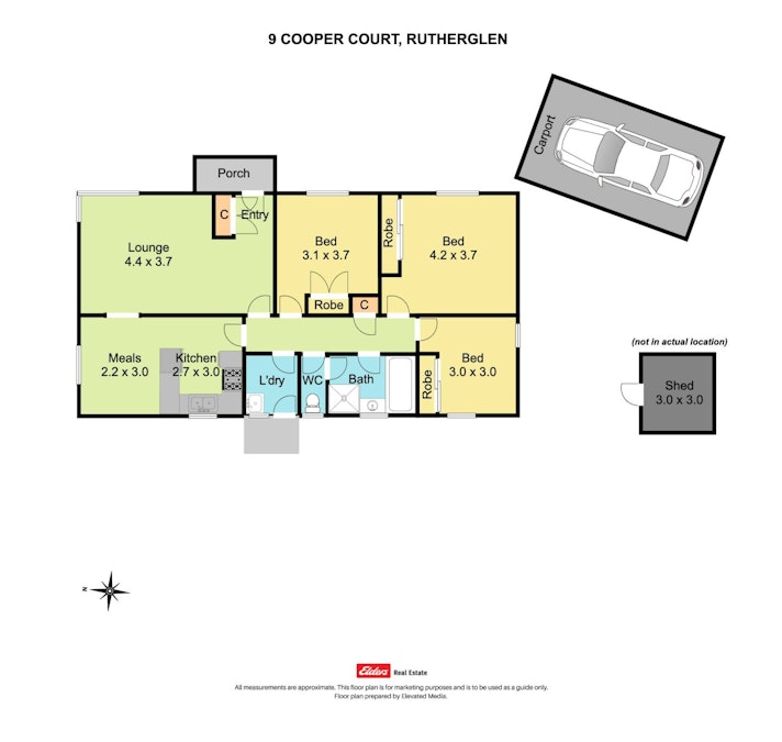 9 Cooper Court, Rutherglen, VIC, 3685 - Floorplan 1