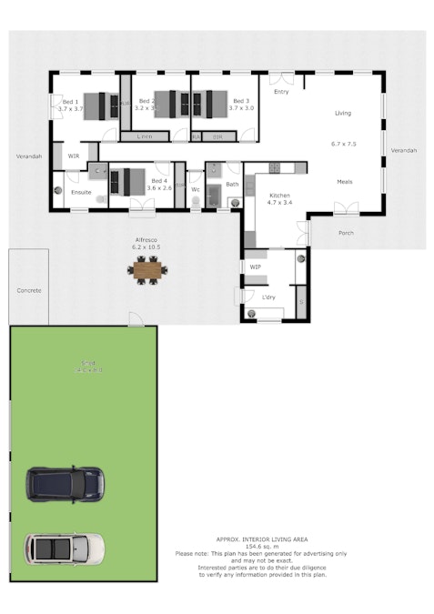 1061 Glenellen Road, Gerogery, NSW, 2642 - Floorplan 1