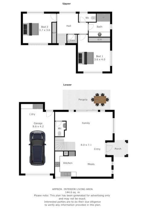 1/297 Beechworth Road, Wodonga, VIC, 3690 - Floorplan 1