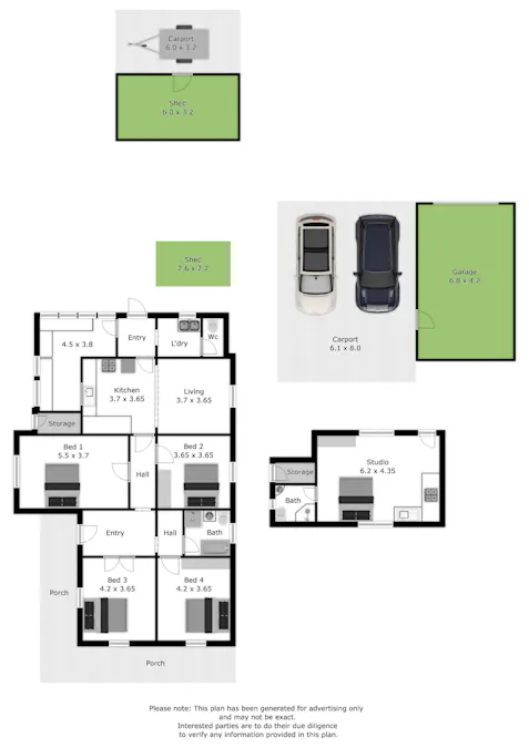 6 Craven Road, Allans Flat, VIC, 3691 - Floorplan 1