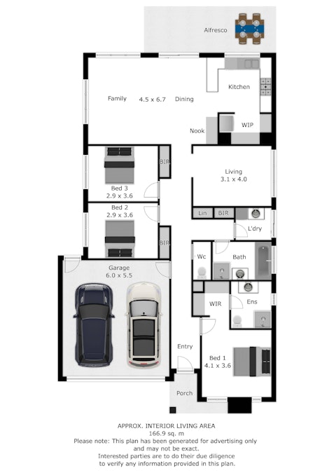 7 Baylis Street, Baranduda, VIC, 3691 - Floorplan 1