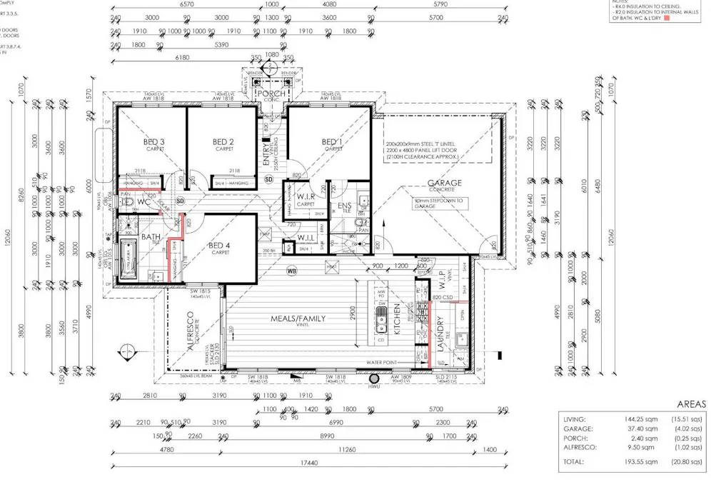 2 Gaze Street, Baranduda, VIC, 3691 - Floorplan 1