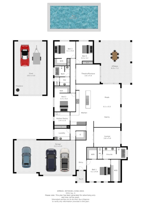 5 Odonnell Court, West Wodonga, VIC, 3690 - Floorplan 1