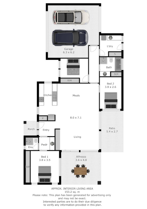 2/25 Wilson Street, Wodonga, VIC, 3690 - Floorplan 1