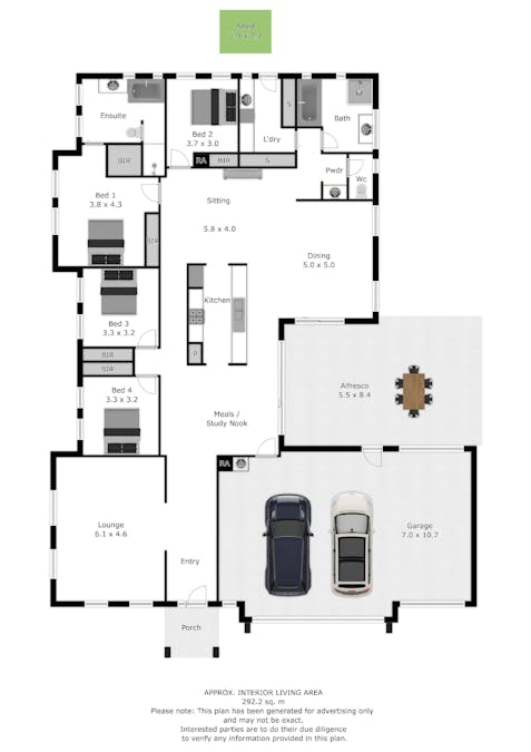20 Robbins Drive, East Albury, NSW, 2640 - Floorplan 1