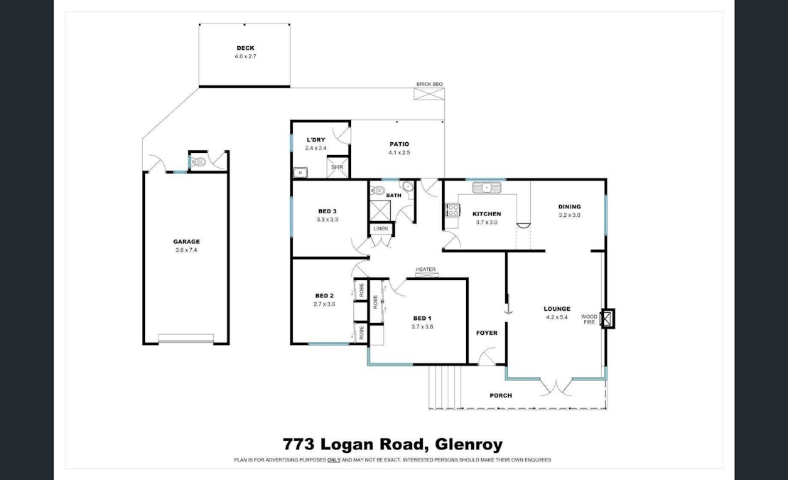 773 Logan Road, Glenroy, NSW, 2640 - Floorplan 1