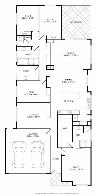 9 Canon Street, Leneva, VIC, 3691 - Floorplan 1