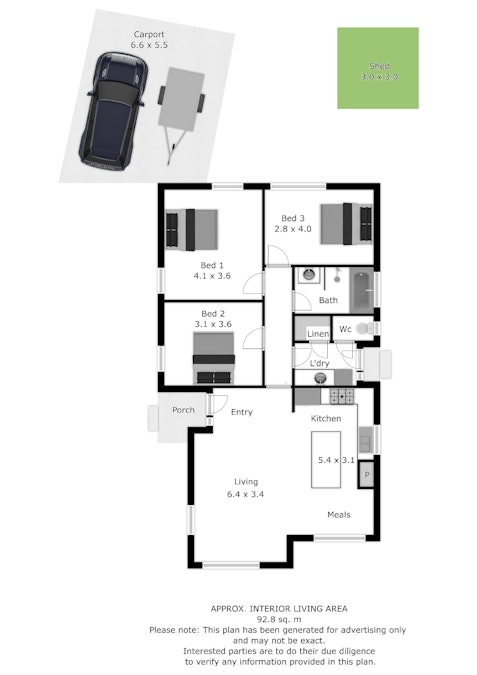 1 Black Street, Wodonga, VIC, 3690 - Floorplan 1