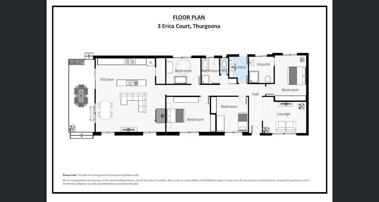 3 Erica Court, Thurgoona, NSW, 2640 - Floorplan 1