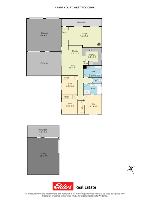 4 Fade Court, Wodonga, VIC, 3690 - Floorplan 1