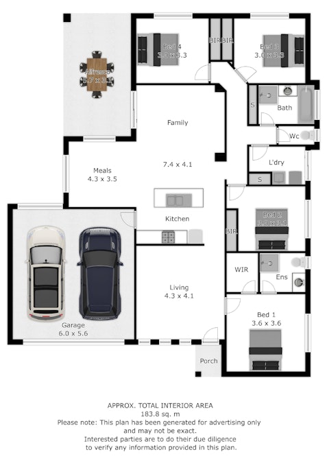 19 Middleton Crescent, Wodonga, VIC, 3690 - Floorplan 1