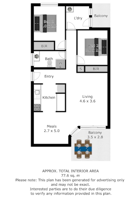 3/429 Mcdonald Road, Lavington, NSW, 2641 - Floorplan 1