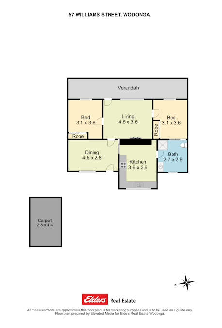 57 William Street, Wodonga, VIC, 3690 - Floorplan 1