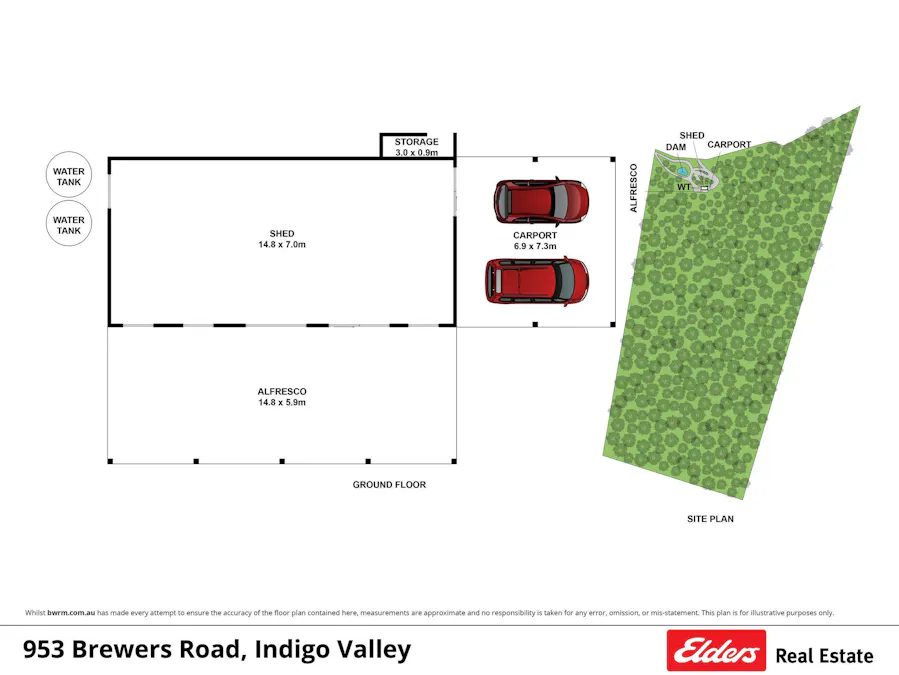 953 Brewers Road, Indigo Valley, VIC, 3688 - Floorplan 1