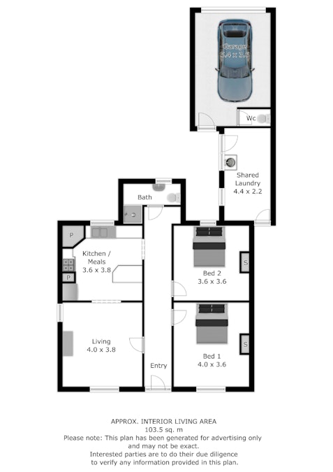 7/694 Dean Street, Albury, NSW, 2640 - Floorplan 1