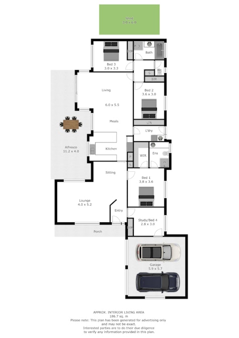 5 Mashie Way, Wodonga, VIC, 3690 - Floorplan 1