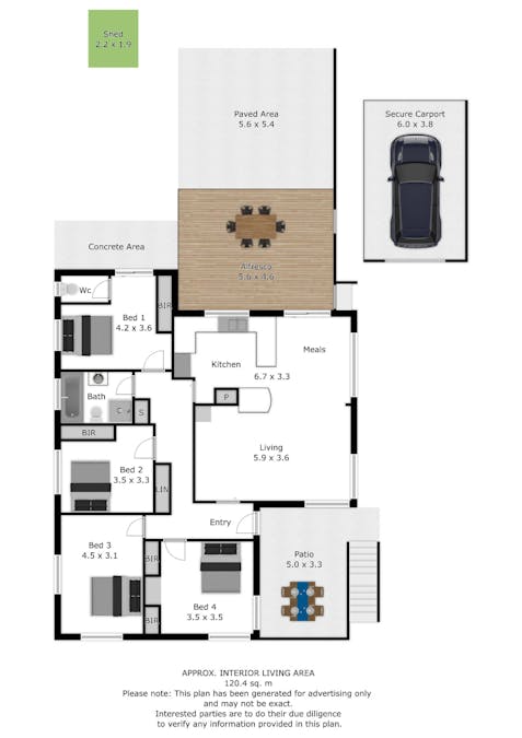 801 Gap Court, Glenroy, NSW, 2640 - Floorplan 1