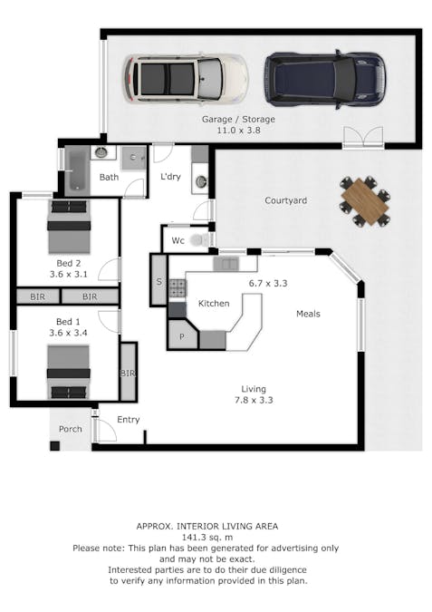 2 & 3/184 Lawrence Street, Wodonga, VIC, 3690 - Floorplan 1