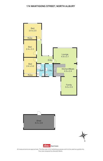 174 Wantigong Street, North Albury, NSW, 2640 - Floorplan 1