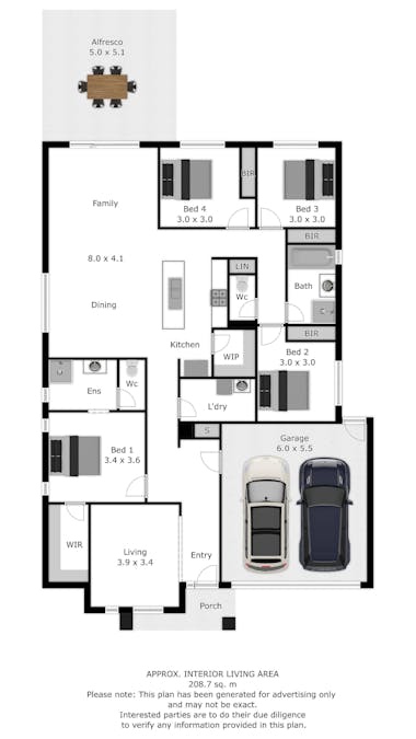 71 Highcliffe Road, Leneva, VIC, 3691 - Floorplan 1