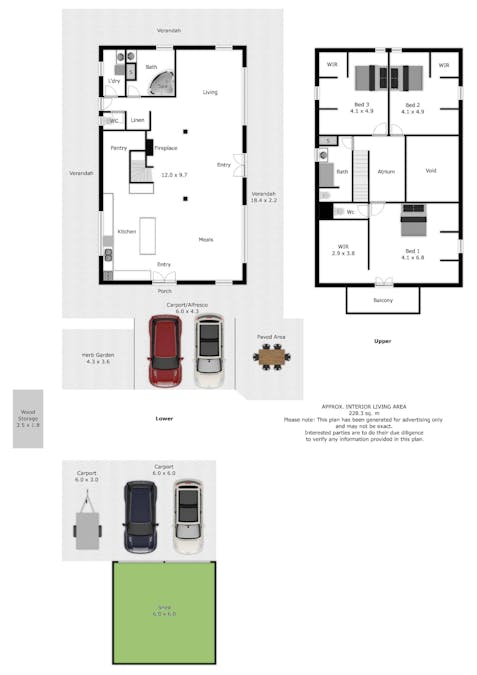 6 Coles Road, Bethanga, VIC, 3691 - Floorplan 1