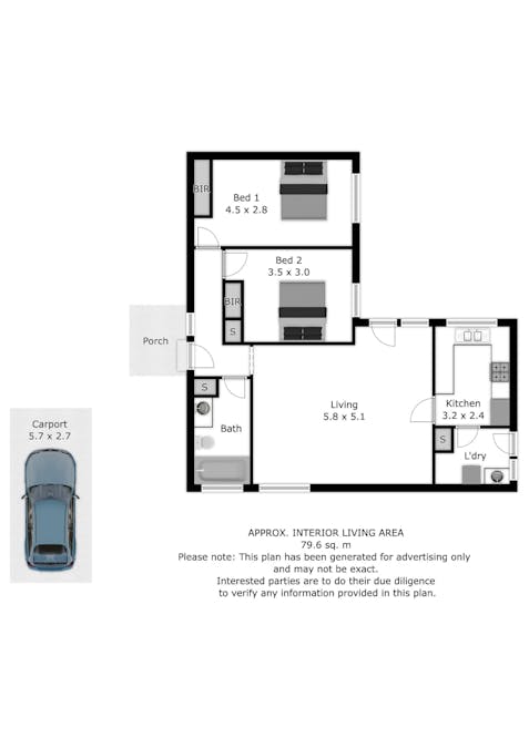 5/1 Opal Court, Wodonga, VIC, 3690 - Floorplan 1