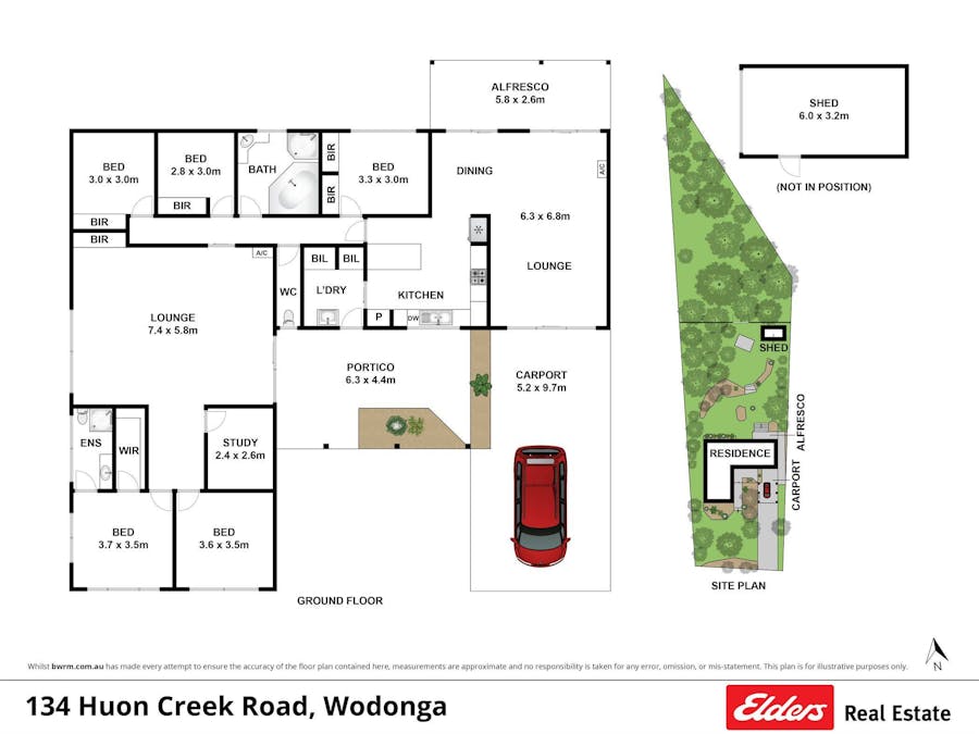 134 Huon Creek Road, Wodonga, VIC, 3690 - Floorplan 1