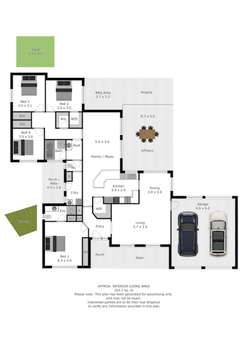331 Shirleen Crescent, Lavington, NSW, 2641 - Floorplan 1