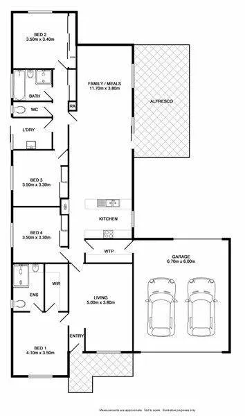 12 Throssell Crescent, Wodonga, VIC, 3690 - Floorplan 1