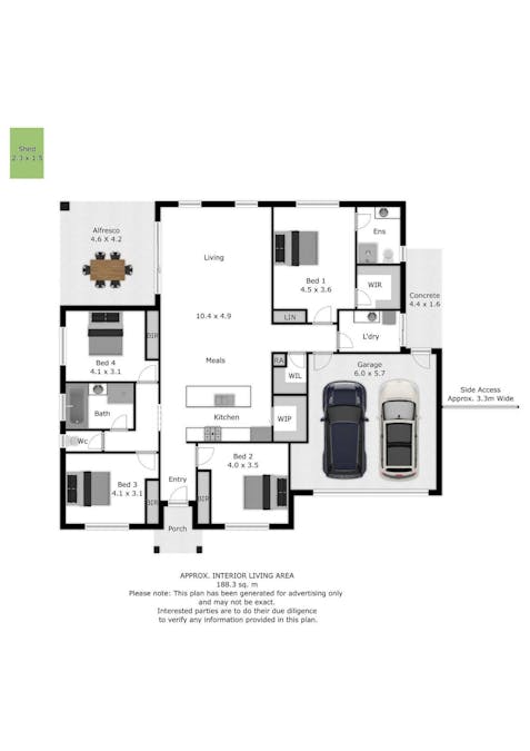 62 Albert Road, Chiltern, VIC, 3683 - Floorplan 1