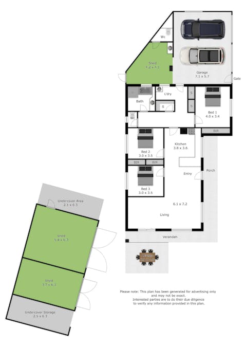 2-4 Epsom Road, Chiltern, VIC, 3683 - Floorplan 1
