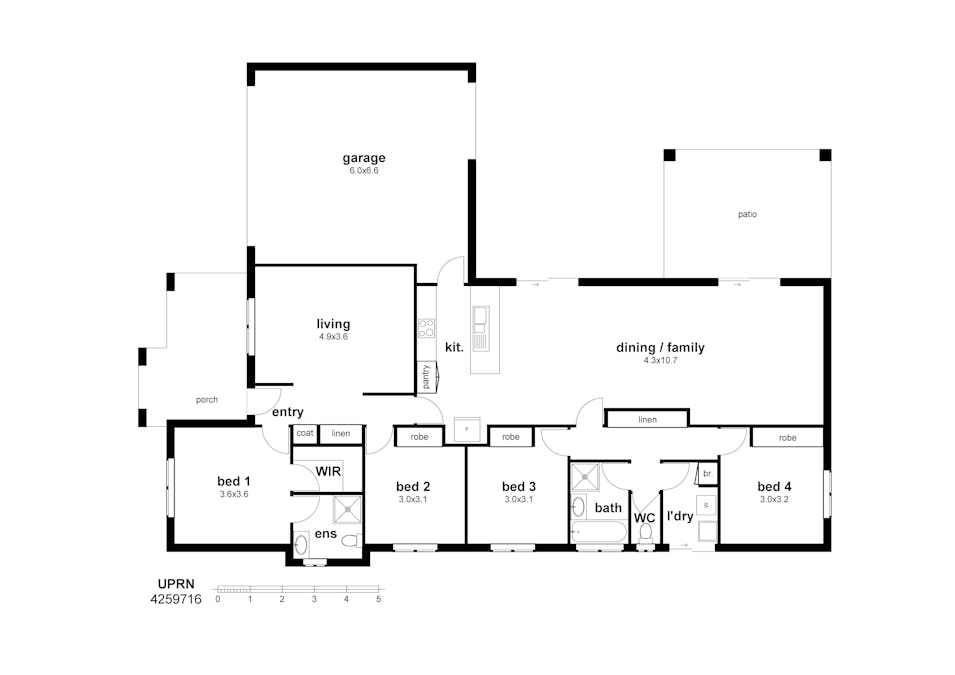 Wodonga, VIC, 3690 - Floorplan 1