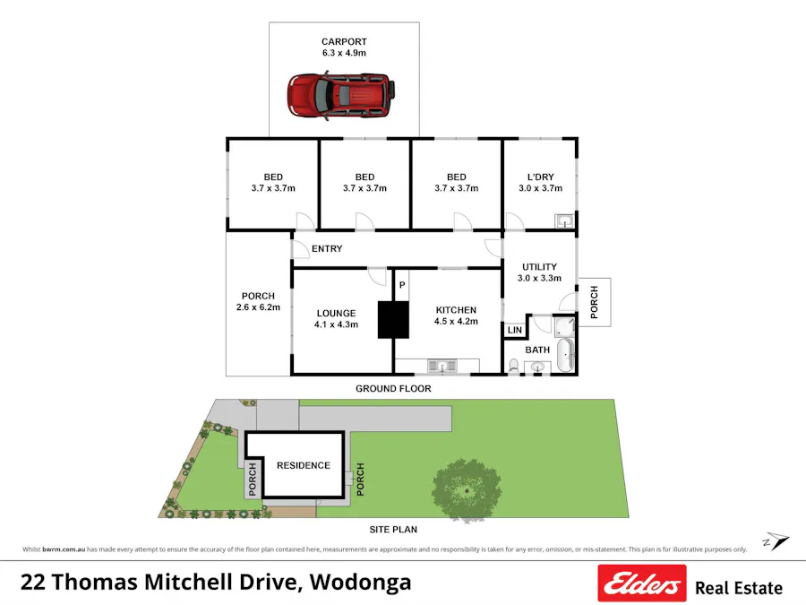 22 Thomas Mitchell Drive, Wodonga, VIC, 3690 - Floorplan 1