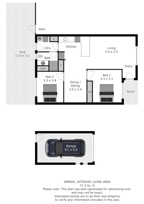 3/732 Lavis Street, East Albury, NSW, 2640 - Floorplan 1