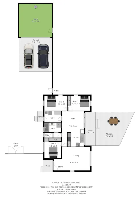 68 Nordsvan Drive, Wodonga, VIC, 3690 - Floorplan 1