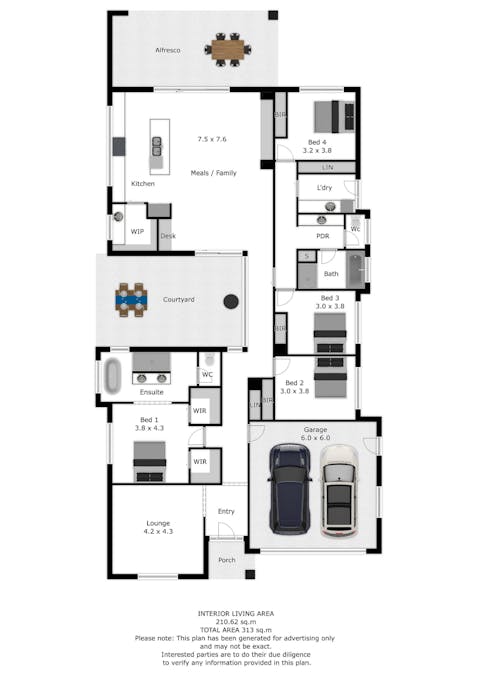 13 Cade Court, Jindera, NSW, 2642 - Floorplan 1