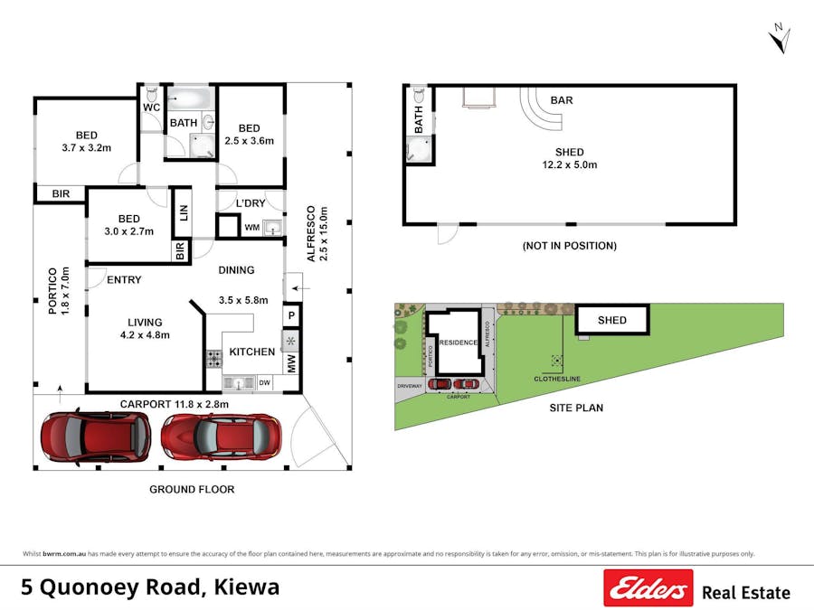 5 Quonoey Road, Kiewa, VIC, 3691 - Floorplan 1