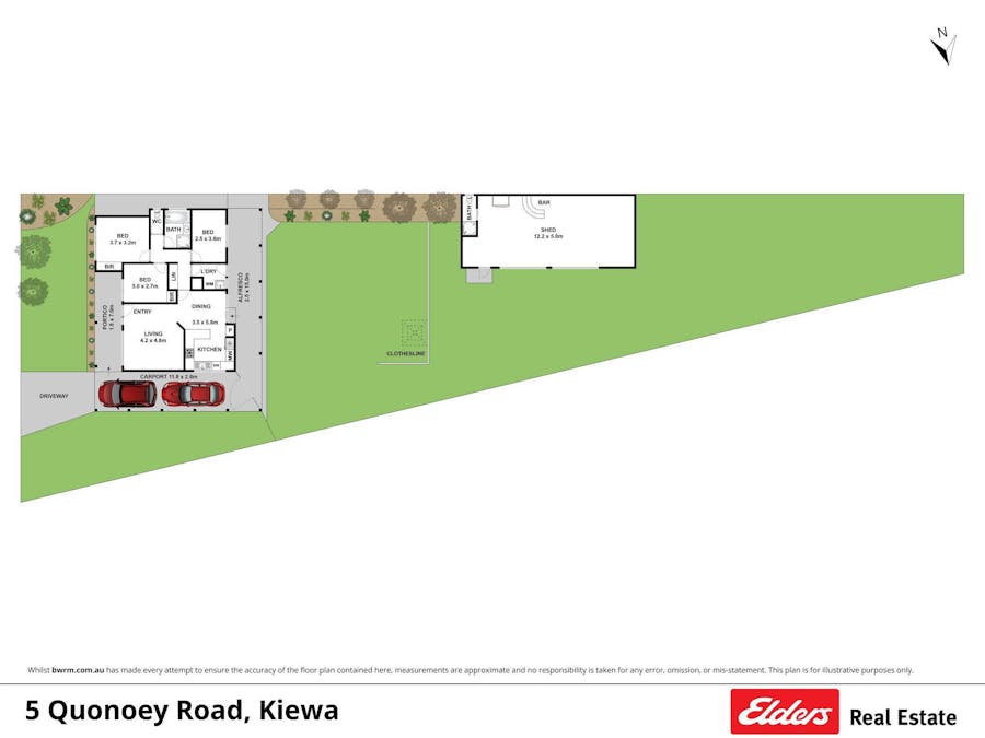 5 Quonoey Road, Kiewa, VIC, 3691 - Floorplan 2