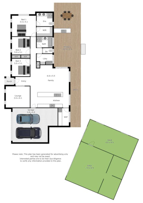 11 Wills Street, Chiltern, VIC, 3683 - Floorplan 1