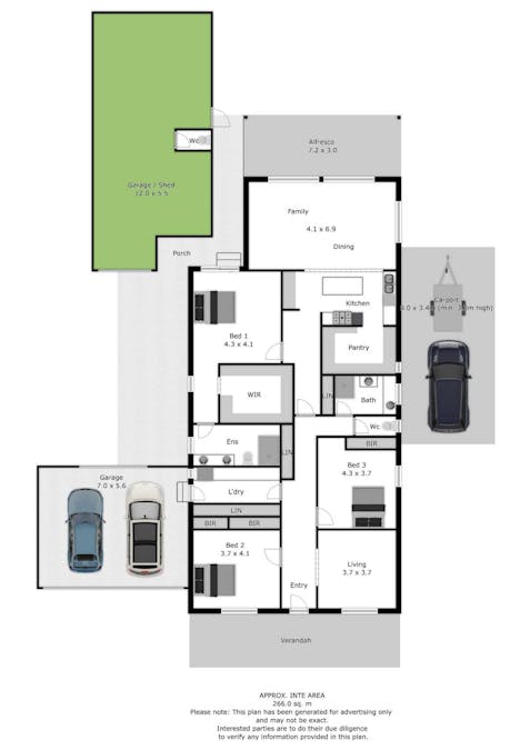 11 Gordon Street, Wodonga, VIC, 3690 - Floorplan 1
