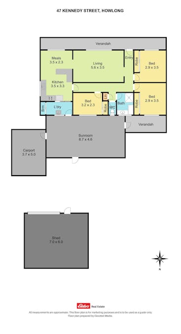 47 Kennedy Street, Howlong, NSW, 2643 - Floorplan 1