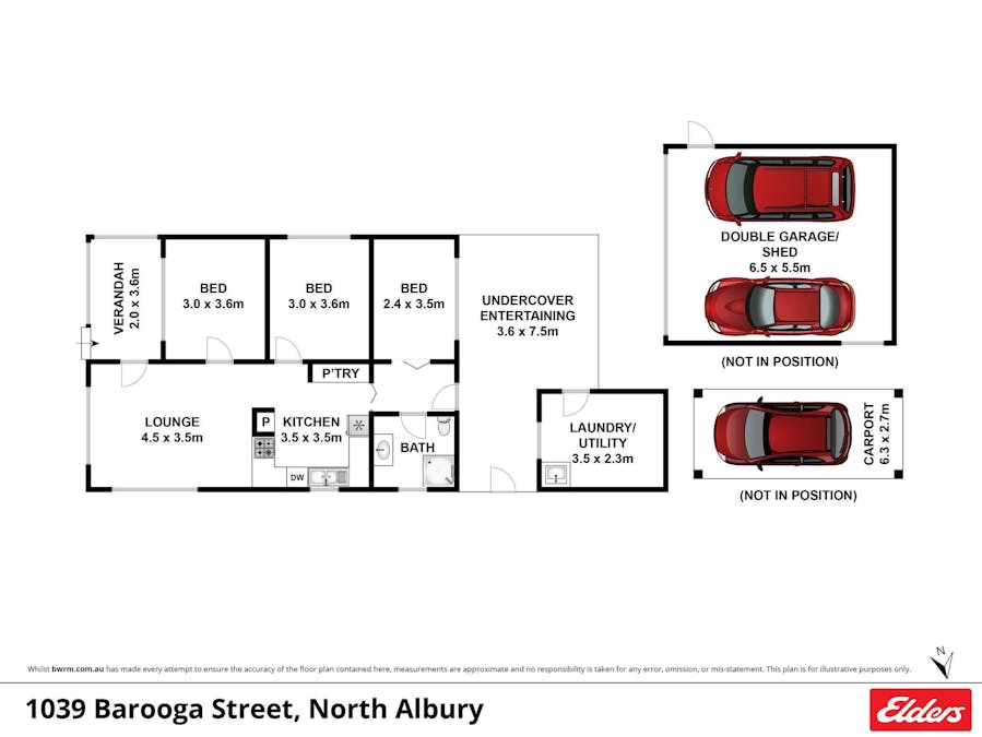 1039 Barooga Street, North Albury, NSW, 2640 - Floorplan 1