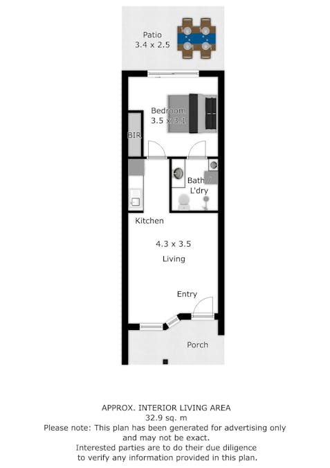 33/7 Severin Court, Thurgoona, NSW, 2640 - Floorplan 1