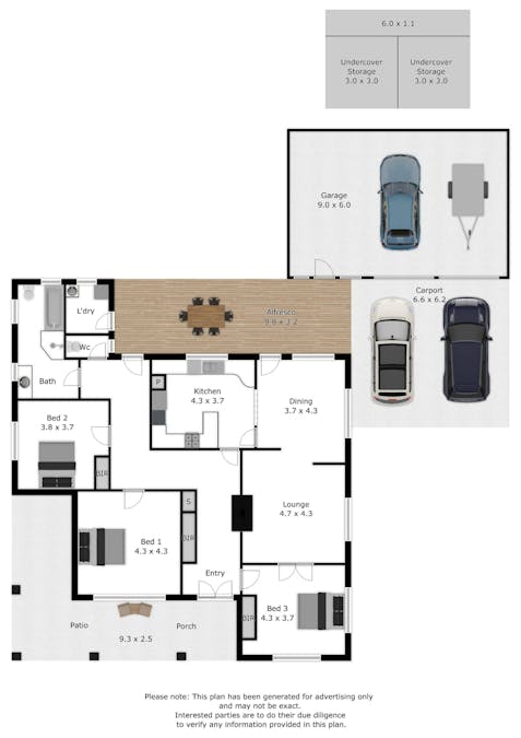 11 High Street, Chiltern, VIC, 3683 - Floorplan 1