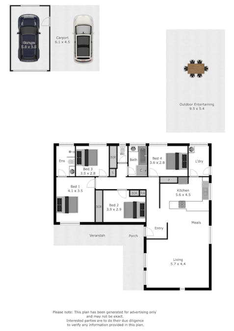 523 Margaret Place, Lavington, NSW, 2641 - Floorplan 1