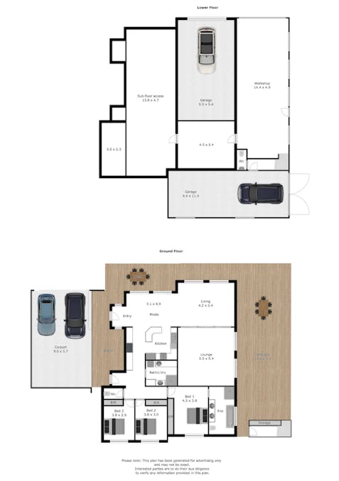 72 Michelle Drive, Kiewa, VIC, 3691 - Floorplan 1
